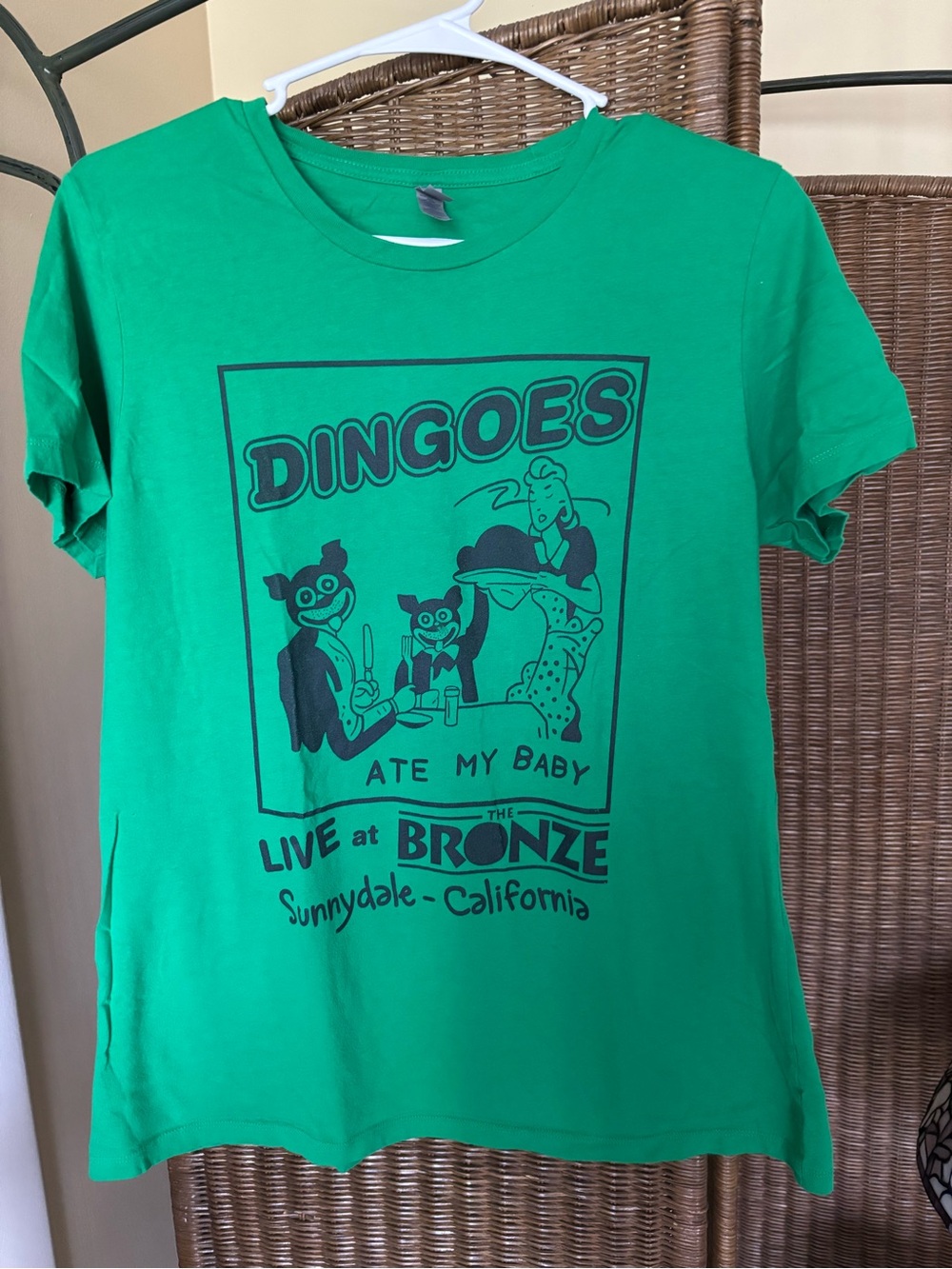 Tee Public  Bright Green Vintage style graphic tee